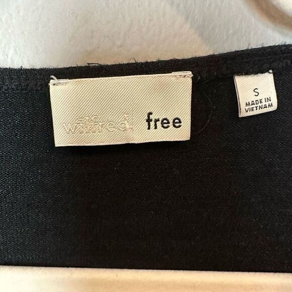 Wilfred Free Soft Sweater Wrap Black Bodysuit - Picture 2 of 5